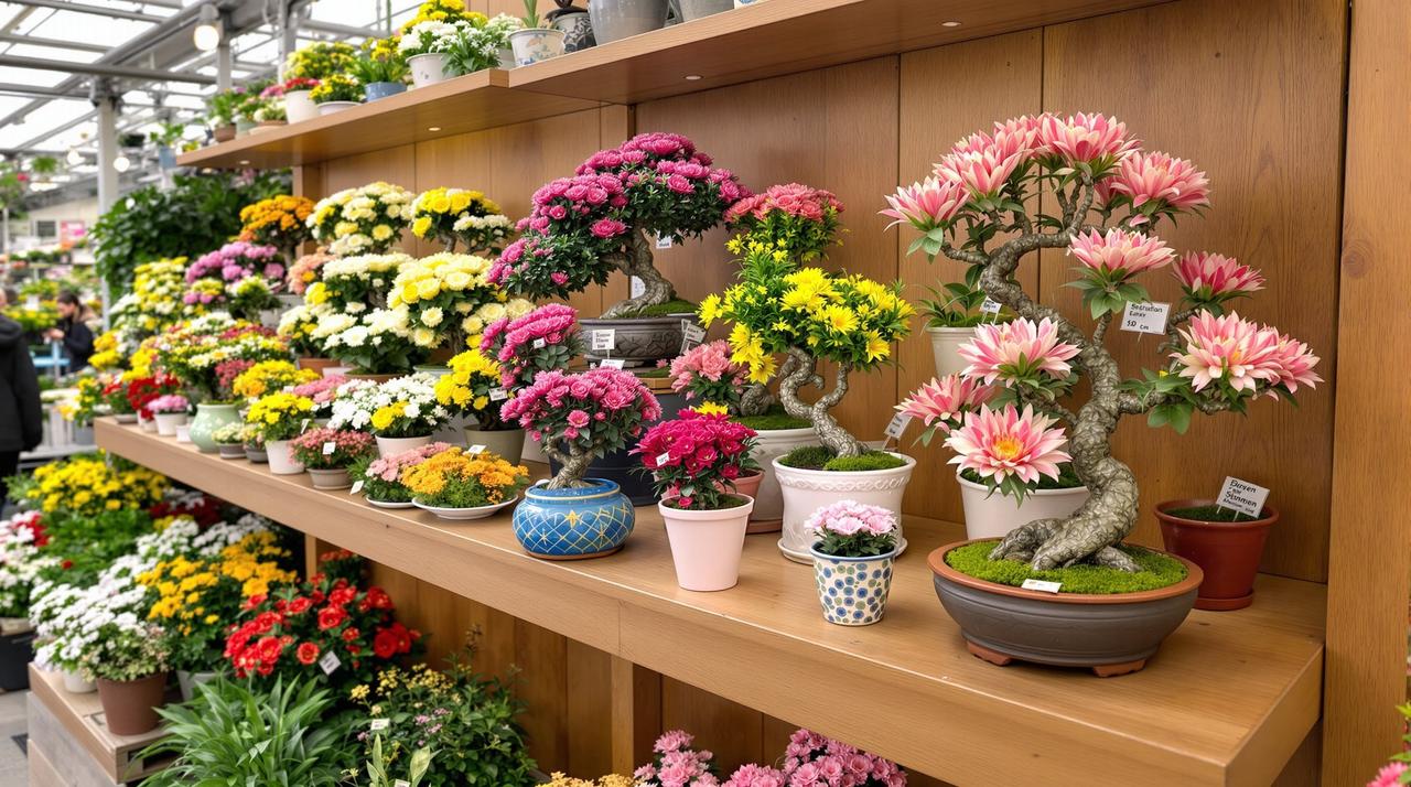 追剧猫 - 菊花盆栽造型艺术：打造微型菊花园